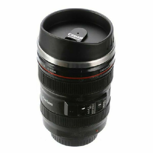 Camera Lens Shape Coffee Mug Camera Cup Stainless Steel Camera Travel Mug
